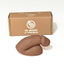 “My Buddy 5 inch silicone packer – realistic FTM packer for trans men, non-binary and gender non-conforming people.” Color 2 warm pale skin tone in front of the tank box with the Transguy Supply Logo and Title of the Packer.
“Soft silicone 5 inch packer for trans masculine daily wear by Transguy Supply.”