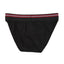 Cake Bandit Sport Birefs. Back view, athletic jock style packing briefs with full back coverage and stripe waistband