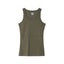 Olive TGS long tank binder on white background front view.