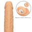 Squirt Stick Toy for T Boys – gender-affirming vibrating prosthetic with Cake Bandit Harness detail .34fl oz. fill capacity.
