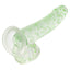 I Leaf You glow toy green confetti cannabis pattern body safe