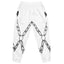 Chain Harness Track Pants - White