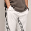 Chain Harness Track Pants - White