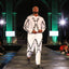 Chain Harness White Hockey Jersey