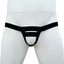 Minimal Thong Harness on white mannequin on white background