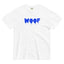Woof - Blue T-Shirt