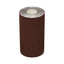 A roll of color 6 a dark brown skin-toned binding tape 5 inches wide.