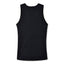 Black Long Tank Binder Back view on White background