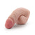 The Performance 5 inch Packer a realistic elastomer packer with a soft skin texture and a tinted head, designed for comfort and discreetness, front view.