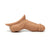 Side view of STP Freely stand to pee packer showing soft silicone design and natural texture