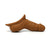 Side view of STP Freely stand to pee packer showing soft silicone design and natural texture