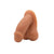 #1 Trans Packer color 2 light flesh-colored silicone packer with detailed realistic styling, shown in front bent position.