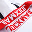 White FTM Jockstrap with Red Strap