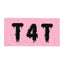 T4T Beach Towel Black Letters
