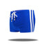 Cake Bandit Blue with with stripe swim trunks and black and white drawstring cap