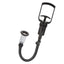 A black Boy Toy pump kit with a hand pump handle, flexible hose, and a clear cylinder attached. The cylinder has a black lid with a black knob on top.