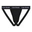 Cake Bandit Black Flat Front Jock small logo front view