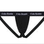 Front of the small logo Cake Bandit Black Jock with with lettering on the black waistband.