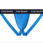 Blue jockstrap-style underwear with a black waistband featuring the brand name 'Cake Bandit' in white gothic lettering, shown against a plain white background.