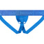 Cake Bandit monochrome electric blue packer harness back