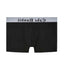 Black 3" Swim Boxer Briefs inside pouch view with 'Cake Bandit' branding on a white background