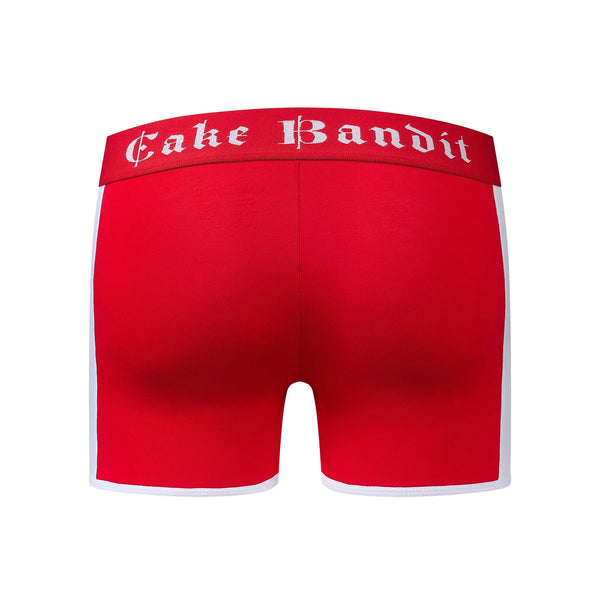 Back view of the red Cake Bandit 6