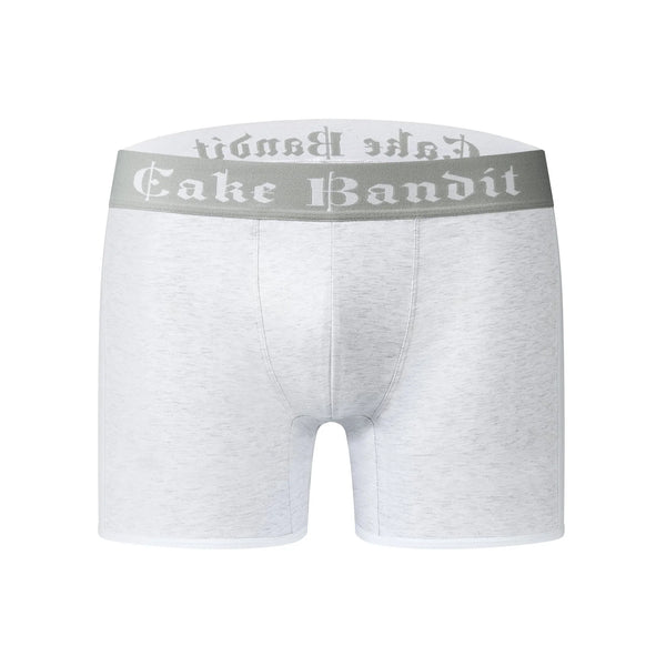 Front view of the Cake Bandit 6" Striped Boxer Briefs