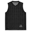 Black barbed wire mesh tank front
