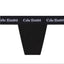Black Flat Front Jock Thong Front
