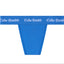 Electric Blue Flat Front Jock Thong Fack view