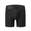 Cake Bandit Monochrome STP 6" Boxer Briefs black with 2 buttons front view