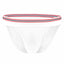 White Cake Bandit Briefs with stripped waist band front