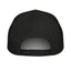 black cake bandit hat with white lettering snap back