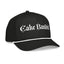 black cake bandit hat with white lettering part of the pack
