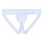 Cake Bandit all white harness back