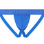 Cake Bandit Monochrome electric blue packing jockstrap back view