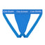 Cake Bandit Flat Front Jock Electric Blue - back view