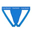 Cake Bandit Flat Front Jock Electric Blue - back view