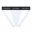 White Cake Bandit Small Logo Flat Front Jock Front