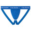 Cake Bandit small logo sporty jocks electric blue back
