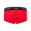 Cake Bandit 2 inch packing boxer briefs in red, back view showing the low-rise cut and trunk-style seat
