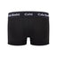 Cake Bandit black flat front boxers back view
