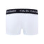 White Cake Bandit flat front boxers back view.