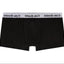 Black Cake Bandit packing boxer briefs  inside pouch view