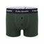 Cake Bandit Dark Green 3" Inseam STP Boxer Briefs front with 2 buttons.