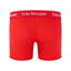 Cake Bandit swim athletic 6" boxer briefs in red back view