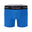 Cake Bandit 6" boxer briefs in electric blue with black waistband. Front view.