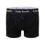 Cake Bandit Black 3" Inseam STP Boxer Briefs front with 2 buttons.