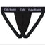 Black STP jock strap inside slit opening view.