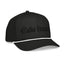 Black on Black Cake Bandit hat front side for trans lovers